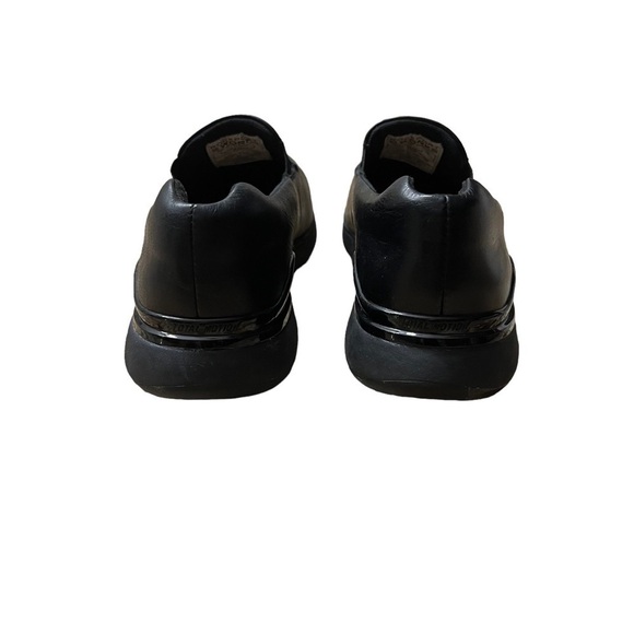 Rockport Work Black Platform Loafers Slip On Comfort Leather Shoes Size 7 - Picture 3 of 5